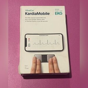 KardiaMobile EKG Device - Gray used two times.